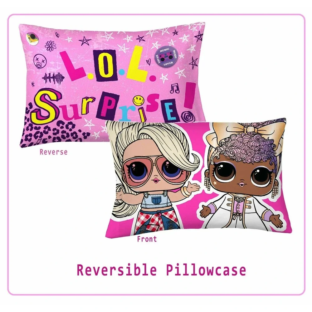 LOL Surprise! FULL Microfiber Sheet Set Soft Remix Super Soft 4 Piece Set‎ NEW
